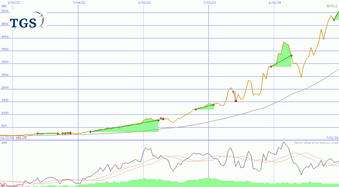 Transportadora de Gas del Sur SA B