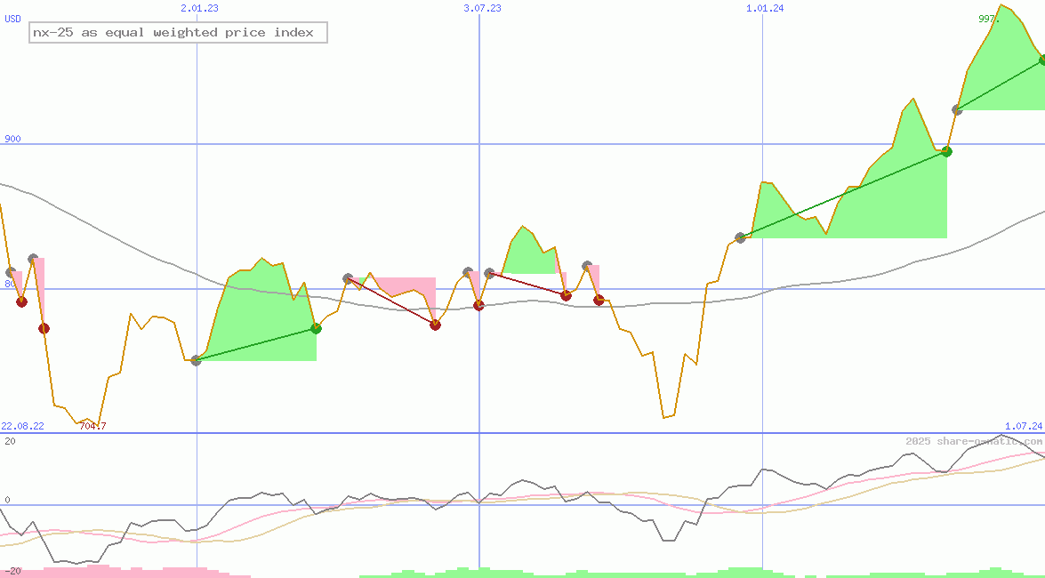 nx-25 as equal weighted price index